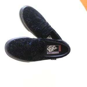 Vans Crushed Velvet Loafers